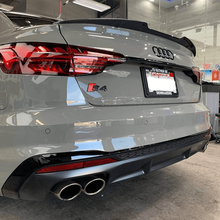 Audi B9 A4 - S4 Carbon Fiber Aggressive Rear Spoiler