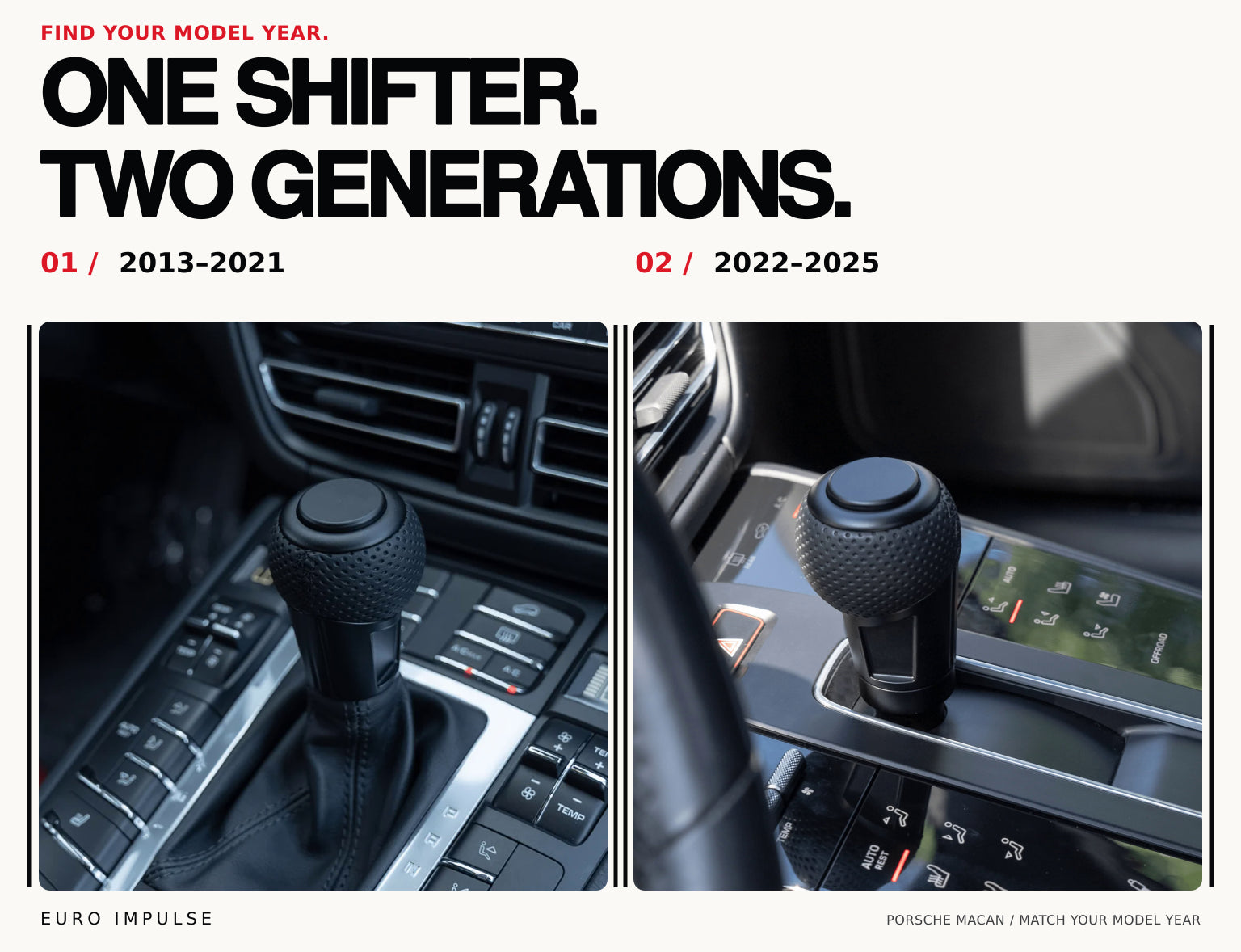 One shifter. Two generations.